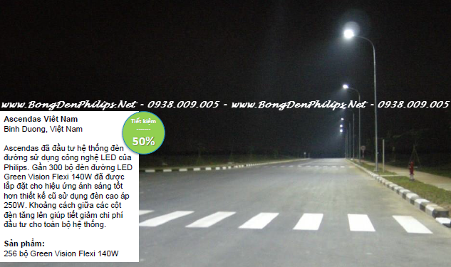 Đèn đường Led Philips GreenVision chiếu sáng tiết kiệm năng lượng bền vững Đèn đường Led Philips GreenVision chiếu sáng tiết kiệm năng lượng bền vững