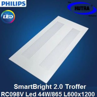 Máng đèn âm trần Led Panel Philips SmartBright 2.0 troffer RC093V LED52S/865 W60L120